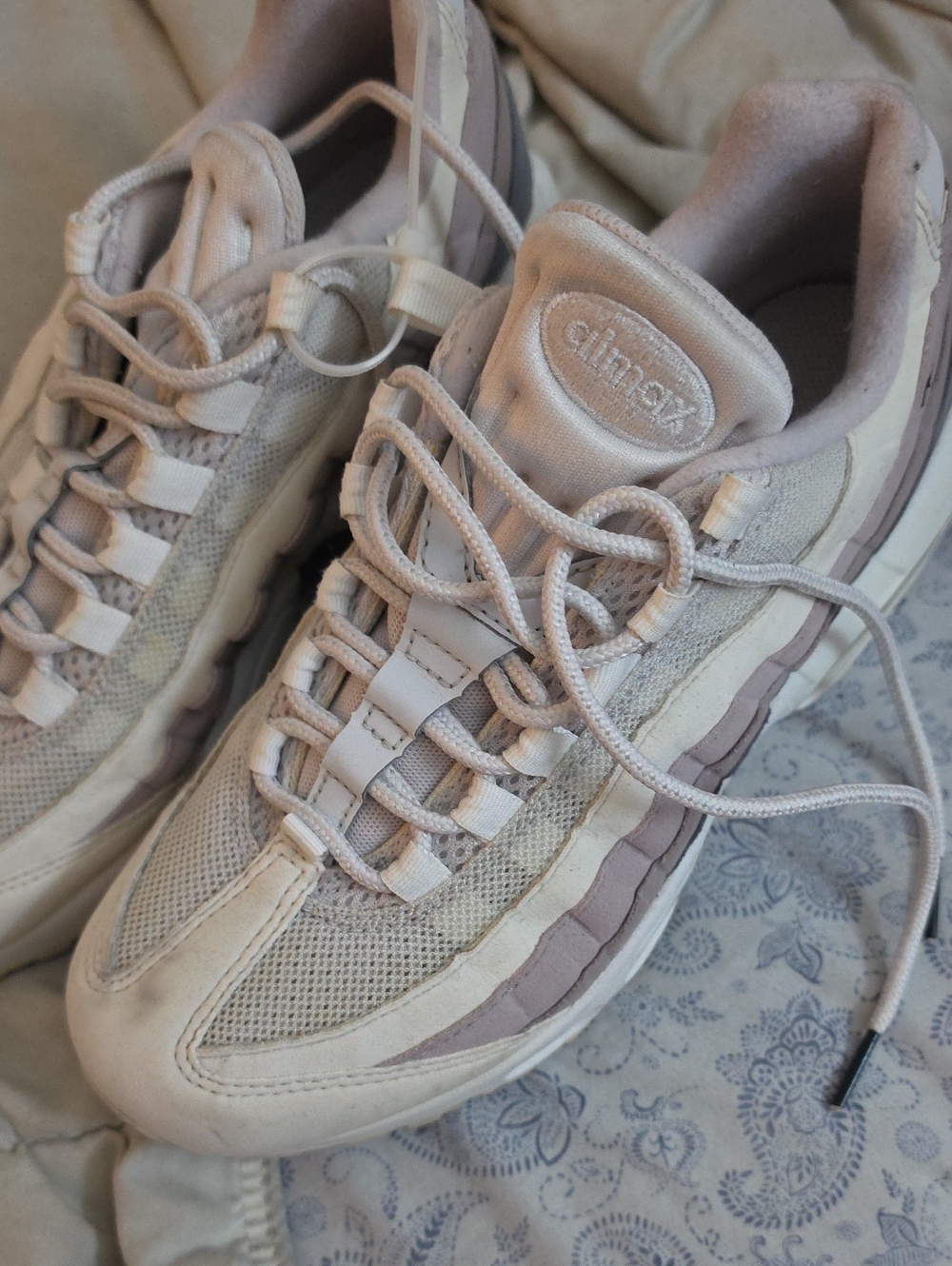 Nike Women’s Climax Sneakers in Beige and Taupe